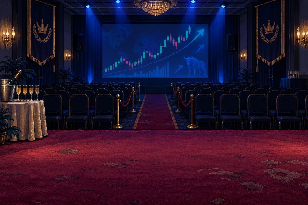 O Grupo VIP, mapa de Cripto no fundo da carta de come-piso