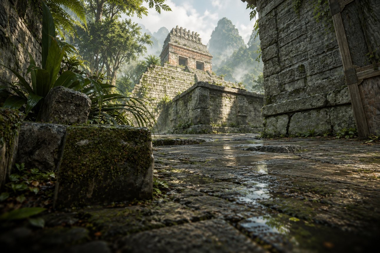 Ancient, mapa de Counter-Strike 2 no fundo da carta de come-piso